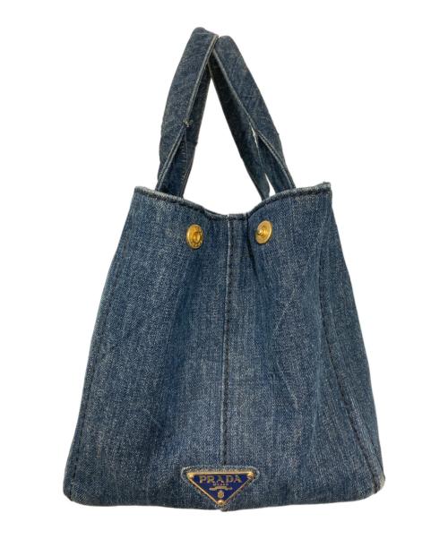 PRADA（プラダ）PRADA (プラダ) カナパ/デニムトートバッグ インディゴ サイズ:-の古着・服飾アイテム