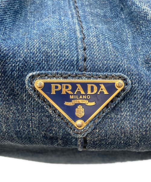 PRADA（プラダ）PRADA (プラダ) カナパ/デニムトートバッグ インディゴ サイズ:-の古着・服飾アイテム