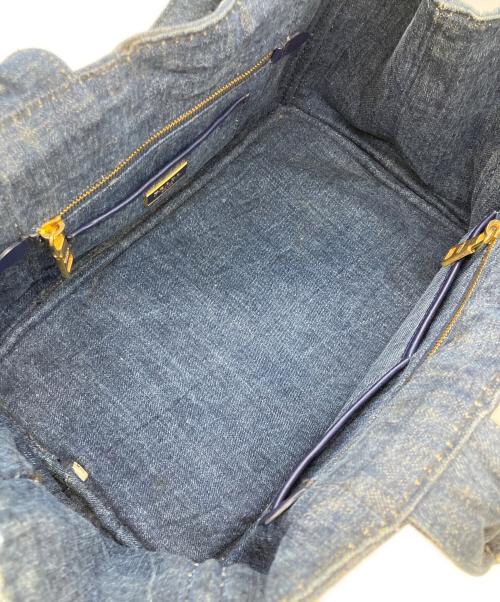 PRADA（プラダ）PRADA (プラダ) カナパ/デニムトートバッグ インディゴ サイズ:-の古着・服飾アイテム