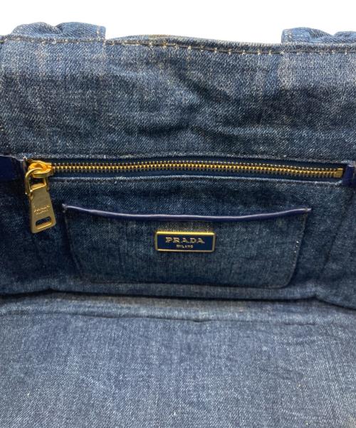 PRADA（プラダ）PRADA (プラダ) カナパ/デニムトートバッグ インディゴ サイズ:-の古着・服飾アイテム