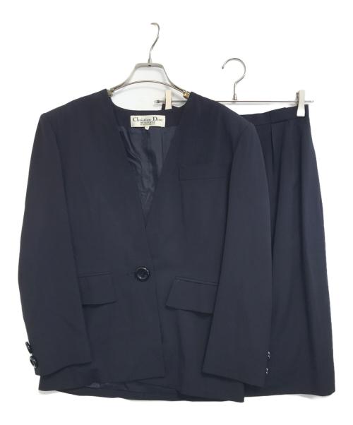 Christian Dior（クリスチャン ディオール）Christian Dior (クリスチャン ディオール) セットアップスーツ ネイビー サイズ:11の古着・服飾アイテム