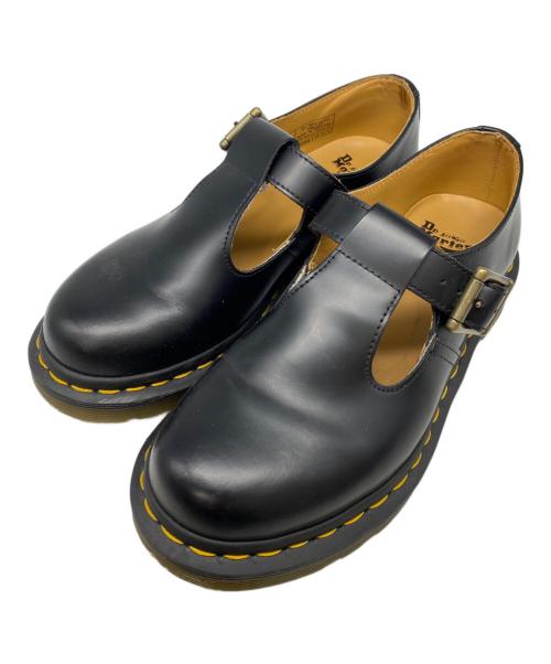 Dr.Martens（ドクターマーチン）Dr.Martens (ドクターマーチン) POLLEY Tバーシューズ ブラック サイズ:22㎝の古着・服飾アイテム