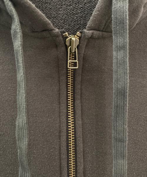 AP STUDIO（エーピーストゥディオ）AP STUDIO (エーピーストゥディオ) ウールミックスハーフジップフーディ ブラウン サイズ:Freeの古着・服飾アイテム