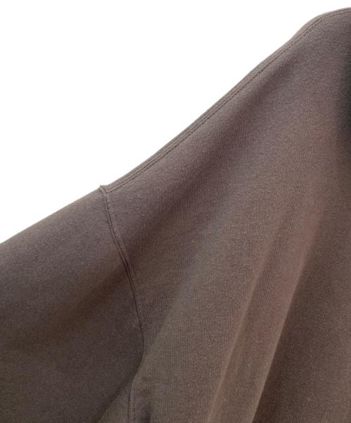 AP STUDIO（エーピーストゥディオ）AP STUDIO (エーピーストゥディオ) ウールミックスハーフジップフーディ ブラウン サイズ:Freeの古着・服飾アイテム