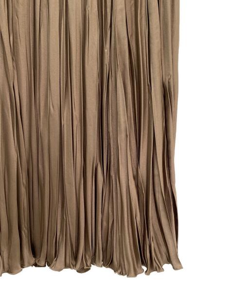 Col Pierrot（コルピエロ）Col Pierrot (コルピエロ) Random Pleats スカート ブラウン サイズ:Freeの古着・服飾アイテム