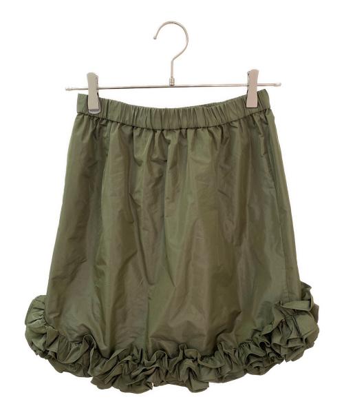 Lisiere（リジェール）Lisiere (リジェール) LAYER FRILL SKIRT オリーブ サイズ:Freeの古着・服飾アイテム