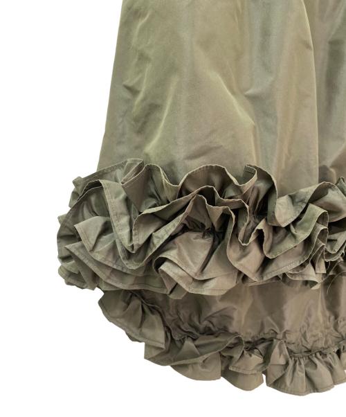 Lisiere（リジェール）Lisiere (リジェール) LAYER FRILL SKIRT オリーブ サイズ:Freeの古着・服飾アイテム
