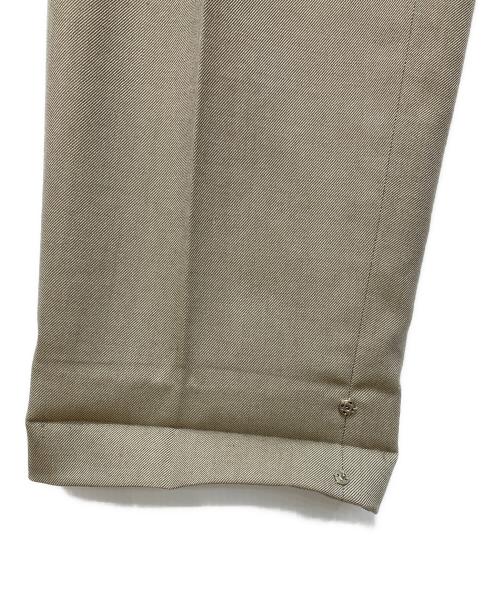 COMME des GARCONS HOMME（コムデギャルソン オム）COMME des GARCONS HOMME (コムデギャルソン オム) ウール2タックパンツ ベージュ サイズ:Sの古着・服飾アイテム