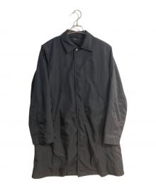JIL SANDER（ジルサンダー）の古着「ライナー付ステンカラーコート」｜ブラック