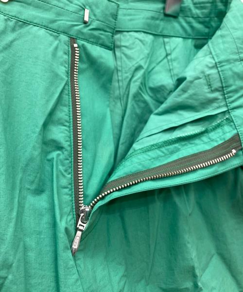 masu（エムエーエスユー）masu (エムエーエスユー) SCALLOP FLARE PANTS グリーン サイズ:46の古着・服飾アイテム