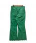 masu (エムエーエスユー) SCALLOP FLARE PANTS グリーン サイズ:46：8000円