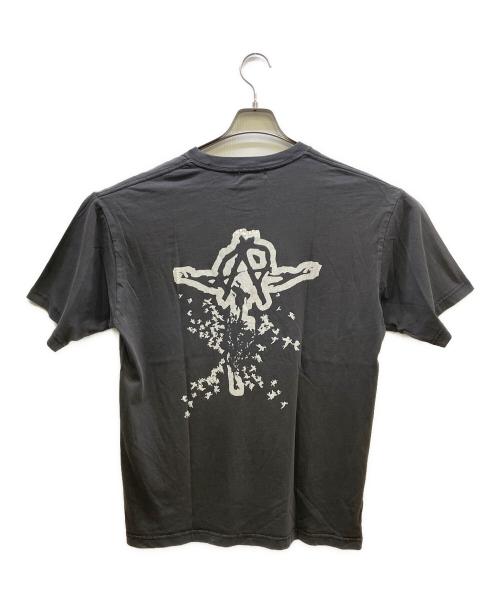 masu（エムエーエスユー）masu (エムエーエスユー) バックプリントTシャツ グレー サイズ:48の古着・服飾アイテム
