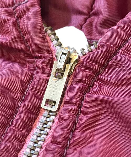 RUSSELL SOUTHERN CO（ラッセル・サザン・カンパニー）RUSSELL SOUTHERN CO (ラッセル・サザン・カンパニー) 60'S ハーフジップ ナイロンジャケット バーガンディー サイズ:Lの古着・服飾アイテム
