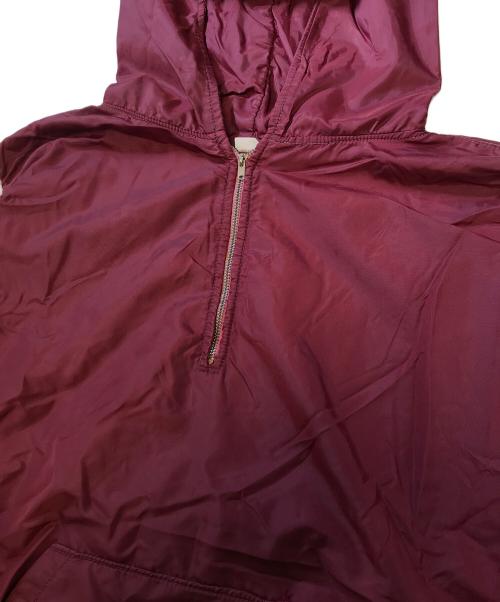 RUSSELL SOUTHERN CO（ラッセル・サザン・カンパニー）RUSSELL SOUTHERN CO (ラッセル・サザン・カンパニー) 60'S ハーフジップ ナイロンジャケット バーガンディー サイズ:Lの古着・服飾アイテム