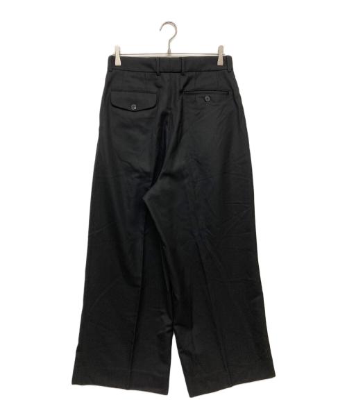 masu（エムエーエスユー）masu (エムエーエスユー) CLASSIC WIDE TROUSERS　MCFW-PT0821 ブラック サイズ:SIZE46の古着・服飾アイテム