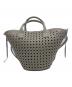 UNITED ARROWS (ユナイテッドアローズ) カットワーク トートバッグ グレー サイズ:- 未使用品：11000円