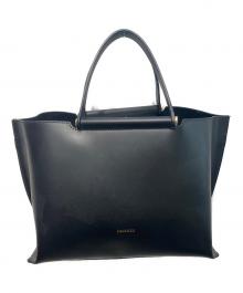 IACUCCI（イアクッチ）の古着「レザートートバッグ」｜ブラック