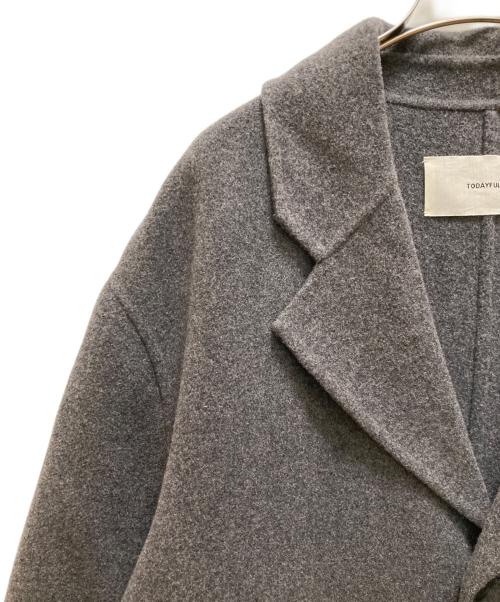 TODAYFUL（トゥデイフル）TODAYFUL (トゥデイフル) ウールオーバーチェスターコート グレー サイズ:36の古着・服飾アイテム