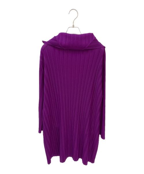 PLEATS PLEASE（プリーツプリーズ）PLEATS PLEASE (プリーツプリーズ) プリーツワンピース パープル サイズ:03の古着・服飾アイテム