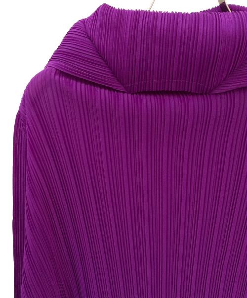 PLEATS PLEASE（プリーツプリーズ）PLEATS PLEASE (プリーツプリーズ) プリーツワンピース パープル サイズ:03の古着・服飾アイテム