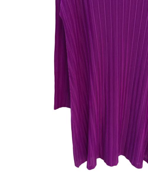 PLEATS PLEASE（プリーツプリーズ）PLEATS PLEASE (プリーツプリーズ) プリーツワンピース パープル サイズ:03の古着・服飾アイテム