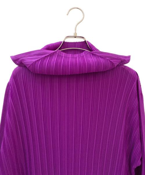 PLEATS PLEASE（プリーツプリーズ）PLEATS PLEASE (プリーツプリーズ) プリーツワンピース パープル サイズ:03の古着・服飾アイテム