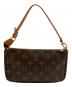 LOUIS VUITTON（ルイ ヴィトン）の古着「モノグラム/ポシェット・アクセソワール」｜ブラウン