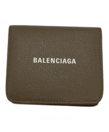 BALENCIAGA（バレンシアガ）の古着「2つ折り財布」｜ベージュ
