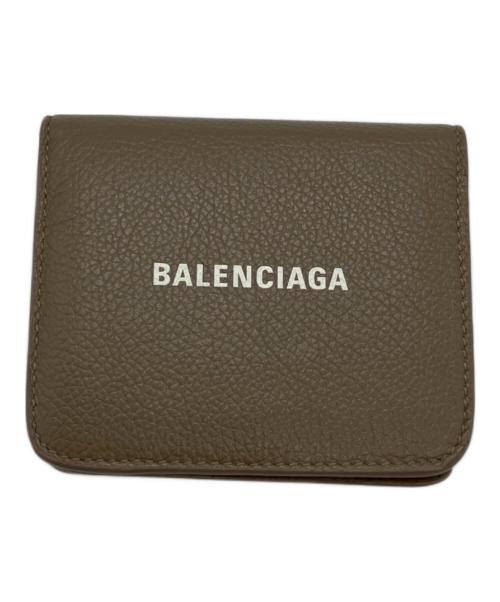 BALENCIAGA（バレンシアガ）BALENCIAGA (バレンシアガ) 2つ折り財布 ベージュの古着・服飾アイテム