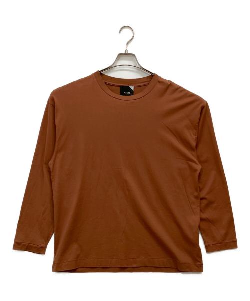 ATON（エイトン）ATON (エイトン) Oversized Long Sleeve T-Shirt ブラウン サイズ:SIZE 4の古着・服飾アイテム
