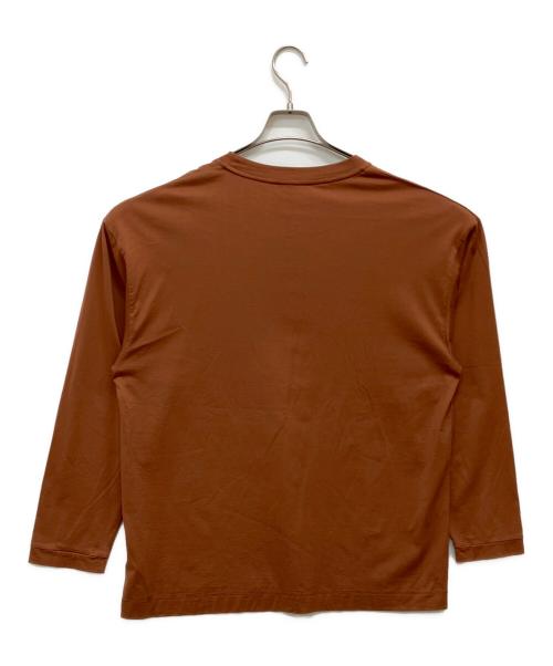 ATON（エイトン）ATON (エイトン) Oversized Long Sleeve T-Shirt ブラウン サイズ:SIZE 4の古着・服飾アイテム