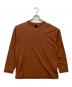 ATON（エイトン）の古着「Oversized Long Sleeve T-Shirt」｜ブラウン