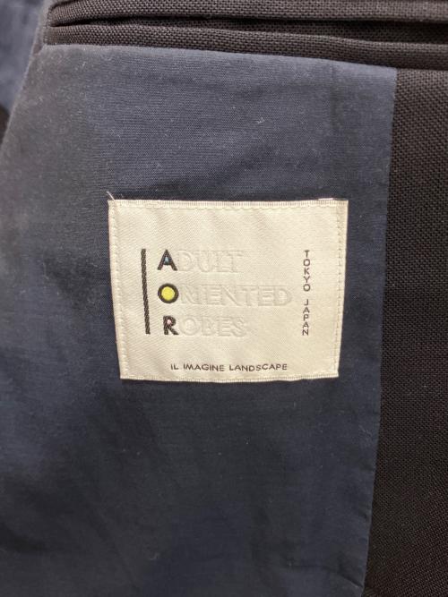 ADULT ORIENTED ROBES（アダルトオリエンテッドローブス）ADULT ORIENTED ROBES (アダルトオリエンテッドローブス) 10-12310209　テーラードジャケット ネイビー サイズ:3の古着・服飾アイテム