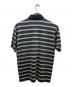 A BATHING APE (アベイシングエイプ) ボーダーポロシャツ ブラック サイズ:Ｌ：5000円