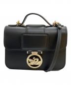LONGCHAMPロンシャン）の古着「BOX-TROT XS」｜ブラック