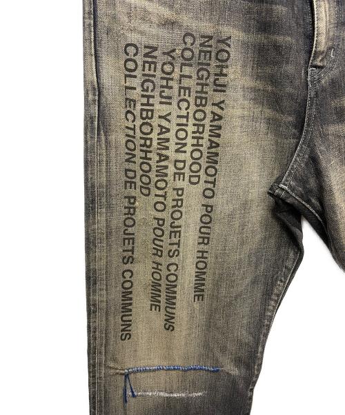 Yohji Yamamoto pour homme（ヨウジヤマモト プールオム）Yohji Yamamoto pour homme (ヨウジヤマモト プールオム) NEIGHBORHOOD (ネイバーフッド) Savage Denim DP Basic ブラック サイズ:XLの古着・服飾アイテム