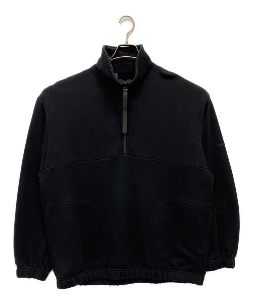 N.HOOLYWOOD（エヌ ハリウッド）N.HOOLYWOOD (エヌ ハリウッド) HALF ZIP BLOUSON ブラック サイズ:SIZE 38の古着・服飾アイテム