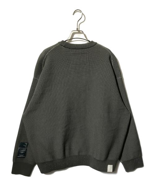 N.HOOLYWOOD（エヌ ハリウッド）N.HOOLYWOOD (エヌ ハリウッド) EXCHANGE SERVICE TOPS KNIT オリーブ サイズ:38の古着・服飾アイテム