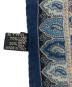 中古・古着 ETRO (エトロ) ウールシルクストール ネイビー：5000円