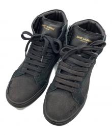 Saint Laurent Paris（サンローランパリ）の古着「ハイカットスニーカー」｜ブラック