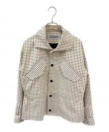 ISSEY MIYAKE（イッセイミヤケ）の古着「パンチングジャケット」｜アイボリー