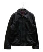 Paul Smith COLLECTIONポールスミス コレクション）の古着「ラムレザージャケット」｜ブラック