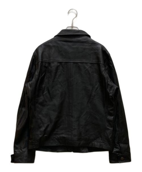 Paul Smith COLLECTION（ポールスミス コレクション）Paul Smith COLLECTION (ポールスミス コレクション) ラムレザージャケット ブラック サイズ:Ｍの古着・服飾アイテム