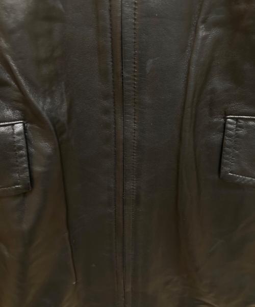 Paul Smith COLLECTION（ポールスミス コレクション）Paul Smith COLLECTION (ポールスミス コレクション) ラムレザージャケット ブラック サイズ:Ｍの古着・服飾アイテム
