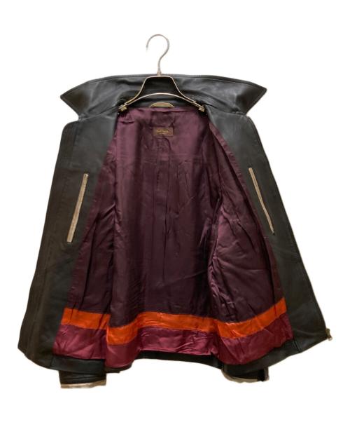 Paul Smith COLLECTION（ポールスミス コレクション）Paul Smith COLLECTION (ポールスミス コレクション) ラムレザージャケット ブラック サイズ:Ｍの古着・服飾アイテム
