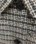 中古・古着 theory (セオリー) STRIPE TWEED VEST ブラック×ベージュ サイズ:2：14000円