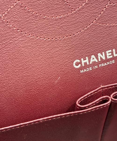 CHANEL（シャネル）CHANEL (シャネル) マトラッセ30 クラシック ラージ Wフラップ ショルダーバッグ/Classic Large Double Flap Shoulder Bag Matelassé 30 ブラック/シルバー金具 サイズ:30の古着・服飾アイテム