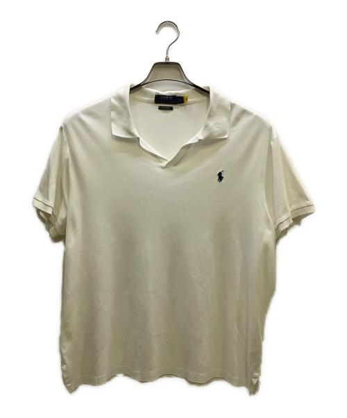 POLO RALPH LAUREN（ポロ・ラルフローレン）POLO RALPH LAUREN (ポロ・ラルフローレン) ポロシャツ ホワイト サイズ:XLの古着・服飾アイテム