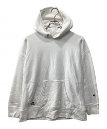 Champion REVERSE WEAVE（チャンピオン リバース ウィーブ）の古着「プルオーバーパーカー」｜ホワイト