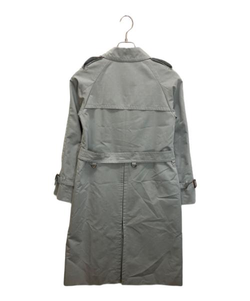 Aquascutum（アクアスキュータム）Aquascutum (アクアスキュータム) 1454010-93　トレンチコート ライトグレー サイズ:6の古着・服飾アイテム